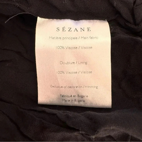 Sezane Paris Floral Mini Skirt Red Blue Ruffle Viscose Lined Size 36 Small/4 - Picture 10 of 11